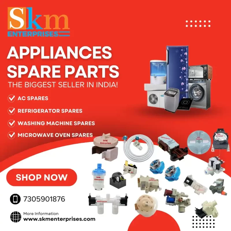 Appliances Spare Parts Shop in Valsad Gujarat – SKM Enterprises