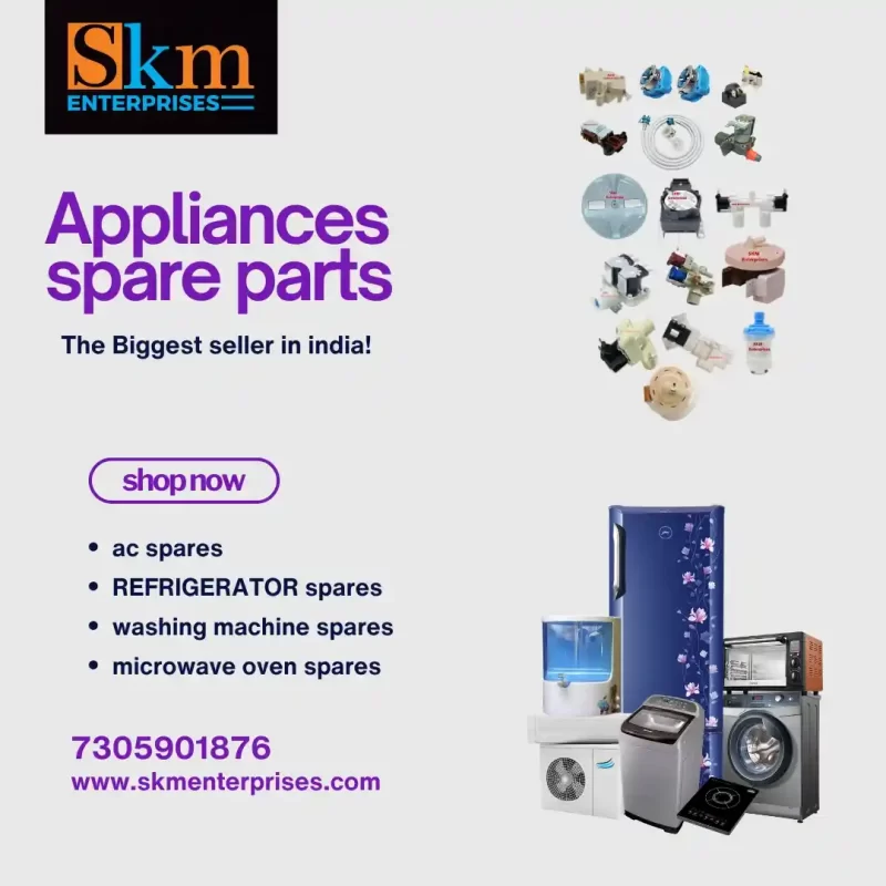 Appliances Spare Parts Shop in Velachery, Chennai Tamil Nadu – SKM Enterprises (2)