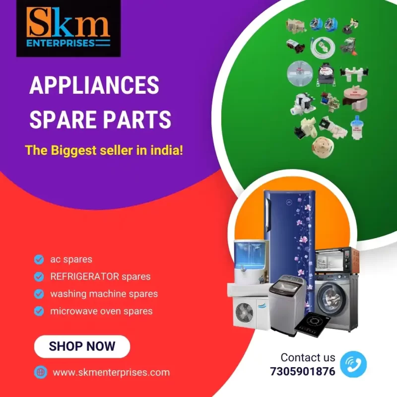 Appliances Spare Parts Shop in Velachery East, Chennai Tamil Nadu – SKM Enterprises (2)