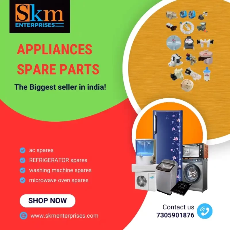 Appliances Spare Parts Shop in Velachery East, Chennai Tamil Nadu – SKM Enterprises