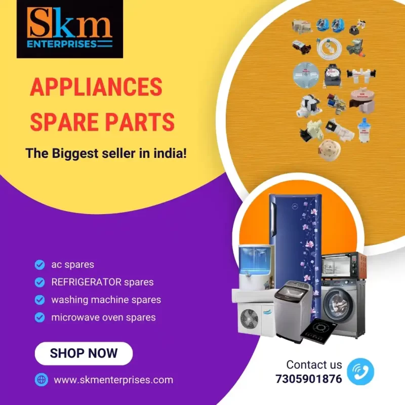 Appliances Spare Parts Shop in Velachery West, Chennai Tamil Nadu – SKM Enterprises (2)