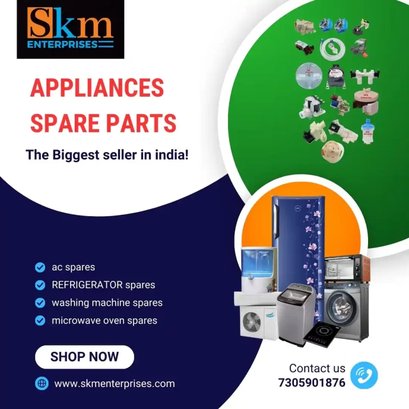 Appliances Spare Parts Shop in Velachery West, Chennai Tamil Nadu – SKM Enterprises