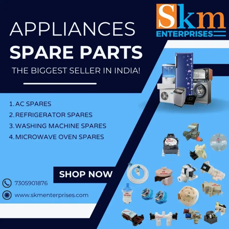 Appliances Spare Parts Shop in Vellore Tamil Nadu – SKM Enterprises