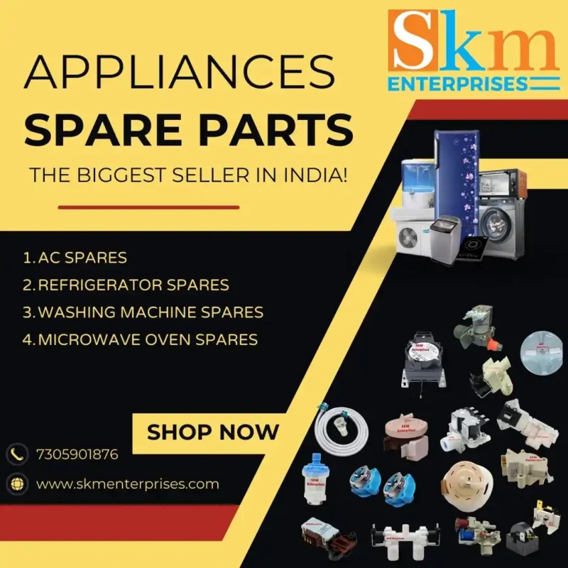 Appliances Spare Parts Shop in Vellore Tamil Nadu – SKM Enterprises