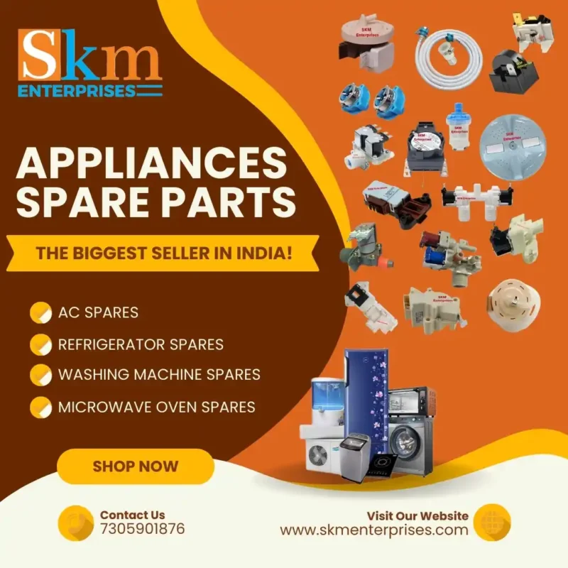Appliances Spare Parts Shop in Vikarabad Telangana – SKM Enterprises