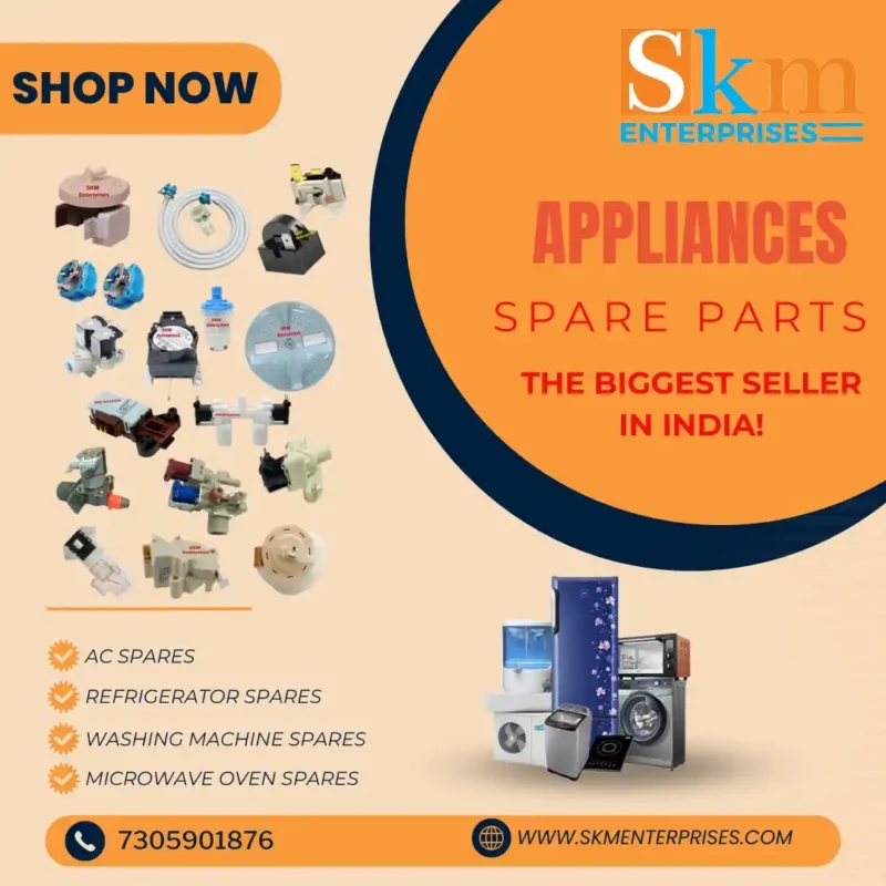 Appliances Spare Parts Shop in Washim Maharashtra – SKM Enterprises