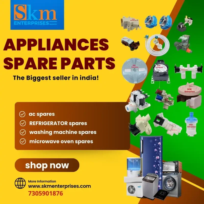 Appliances Spare Parts Shop in West Garo Hills Meghalaya – SKM Enterprises
