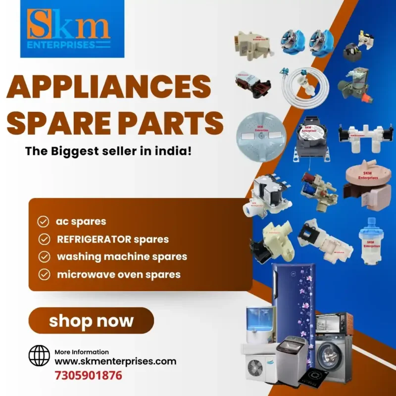 Appliances Spare Parts Shop in West Garo Hills Meghalaya – SKM Enterprises