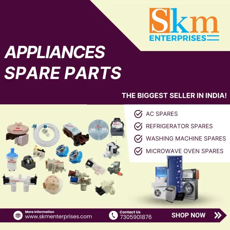 Appliances Spare Parts Shop in West Mambalam, Chennai Tamil Nadu – SKM Enterprises