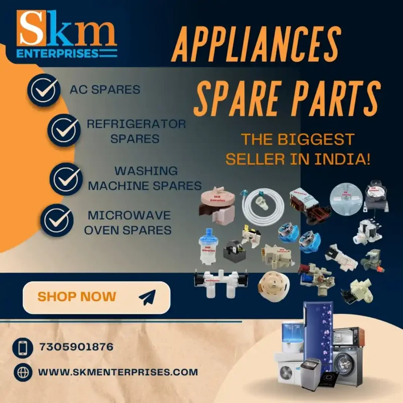 Appliances Spare Parts Shop in West Tripura – SKM Enterprises