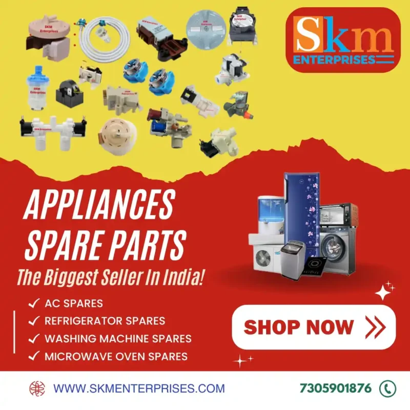 Appliances Spare Parts Shop in West Tripura – SKM Enterprises