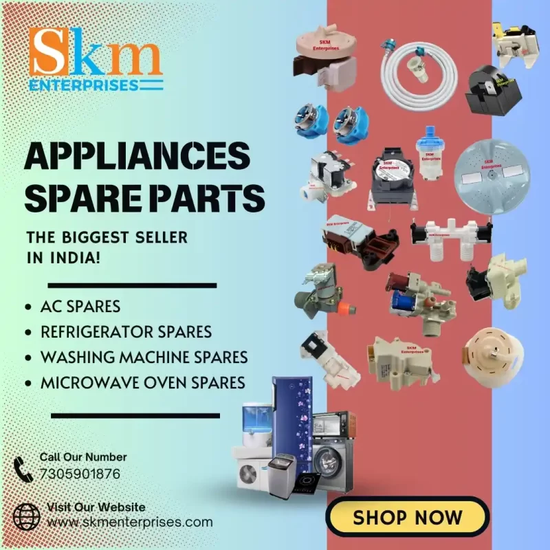Appliances Spare Parts Shop in Yamunanagar Haryana – SKM Enterprises