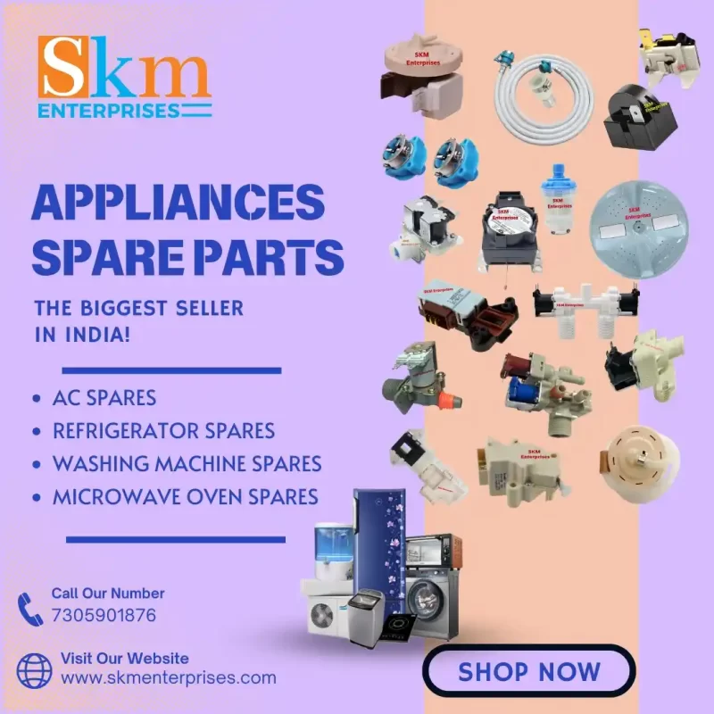 Appliances Spare Parts Shop in Yamunanagar Haryana – SKM Enterprises