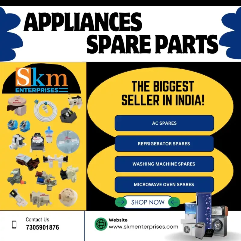 Washing Machine Spare Parts Shop in Gujarat
