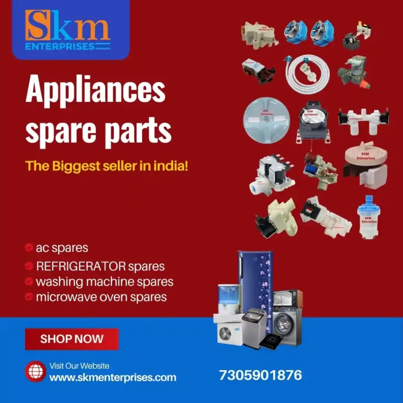 Washing Machine Spare Parts Shop in Erode Tamil Nadu