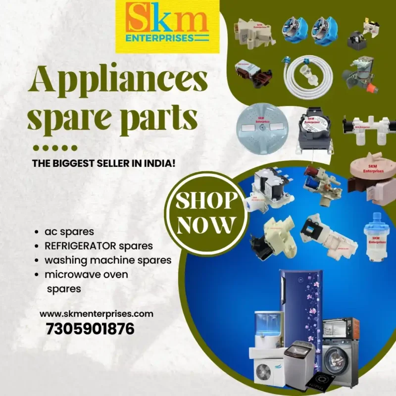Washing Machine Spare Parts Shop in Bhuvanagiri Tamil Nadu